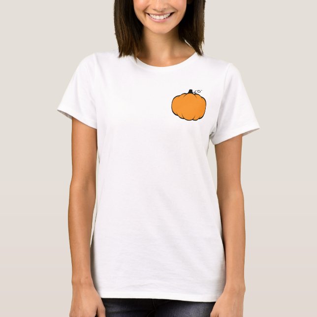 Camiseta Fall Season Pumpkin Drawing (Anverso)