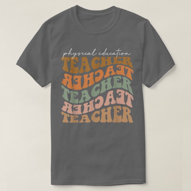 Camiseta Fall Vib del profesor Retro de Educación Física de (Diseño del anverso)