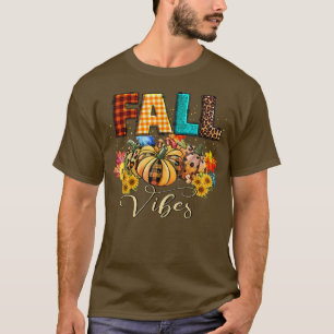 Camiseta Fall Vibes Autumn Vibes Acción de Gracias