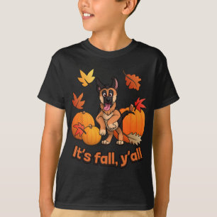 Camiseta Fall Yall German Shepherd Puppy