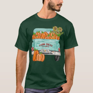 Camiseta Fall Yall Truck Pumpkin Sunflower Autumn Fall Than