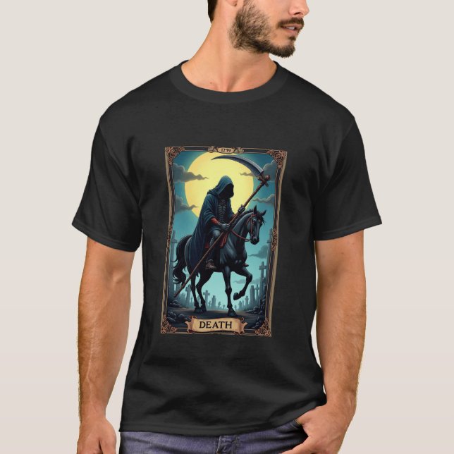Camiseta Fallecimiento de la tarjeta Tarot de la Telefonía  (Anverso)