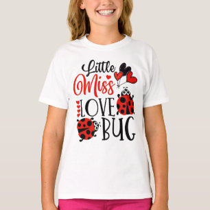 Camiseta Fallecita divertida Miss Love Bug Cute Día de San 