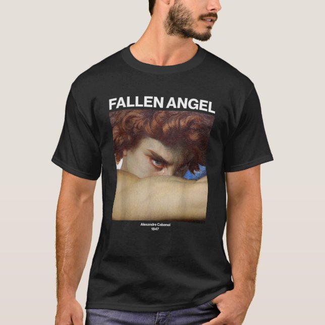Camiseta Fallen Angel Alexandre Cabanel Inspire de arte fem (Anverso)
