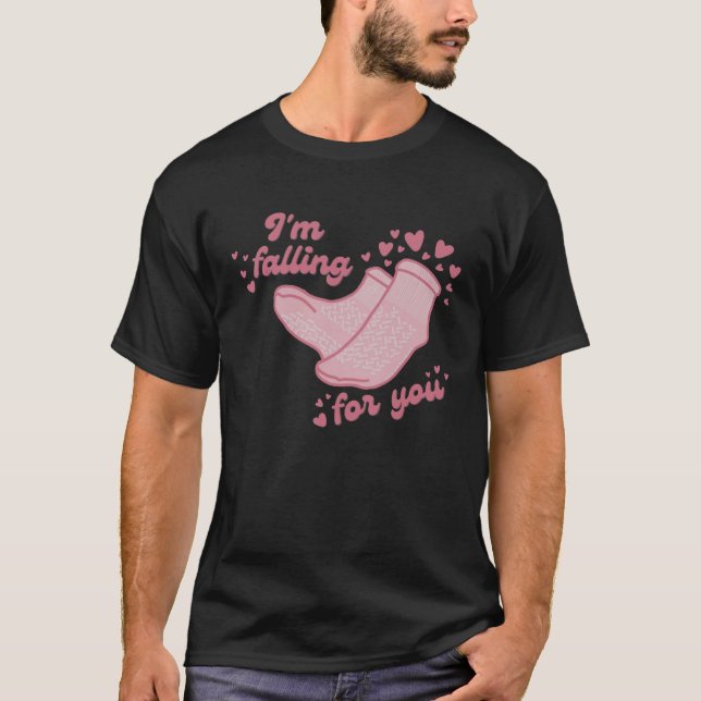 Camiseta Falling for You Funny PCT CNA Nurse Happy Valentin (Anverso)