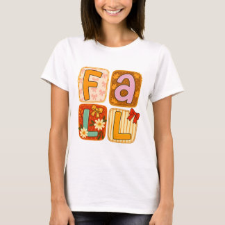 Camiseta Falling shirts｜Fall festivities｜Fall patchwork qui