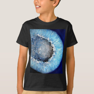 Camiseta Falln Geode cristalino azul