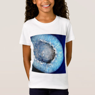 Camiseta Falln Geode cristalino azul