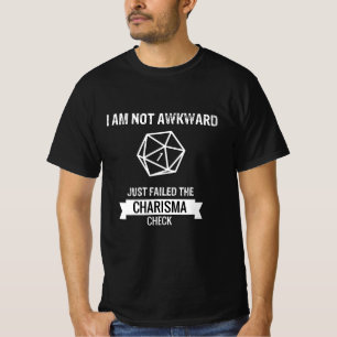 Camiseta Fallo en la comprobación de carisma