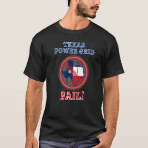 Camiseta Fallo en la red eléctrica de Texas