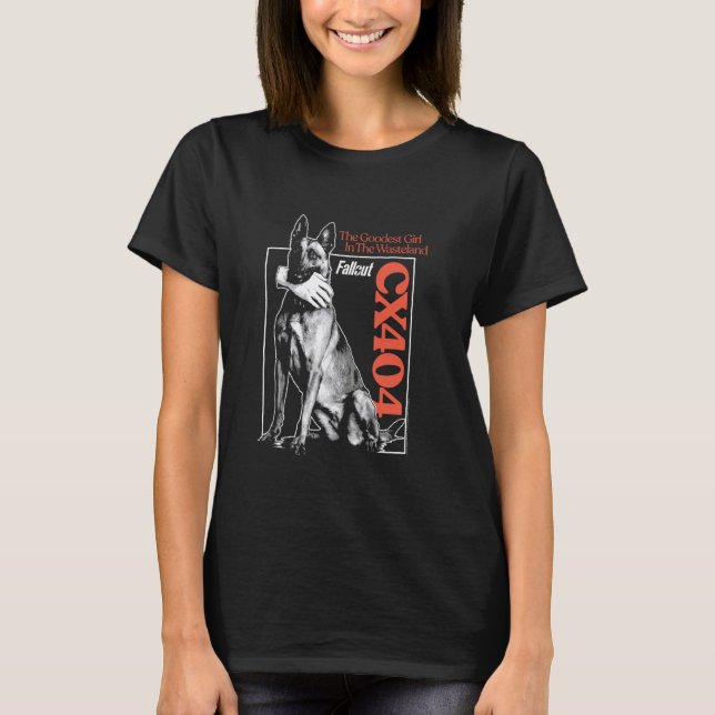Camiseta Fallout TV Series CX404 El Perro de Cachorro Chica (Anverso)