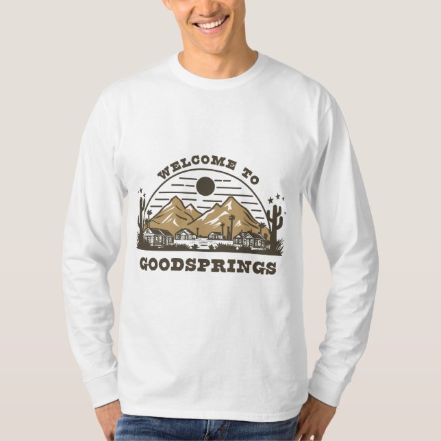 Camiseta Fallout Welcome To Goodsprings New Vegas (Anverso)