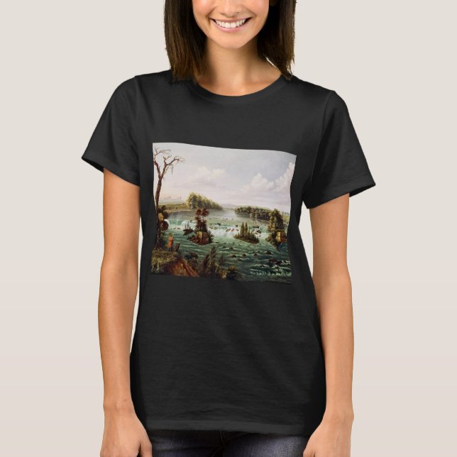 Camiseta Falls of Saint Anthony by Henry Lewis (Anverso)