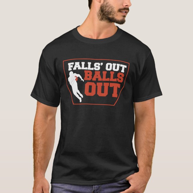 Camiseta Fall's Out Balls Out I Gameday Sports I American F (Anverso)