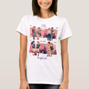 Camiseta falsa del novio