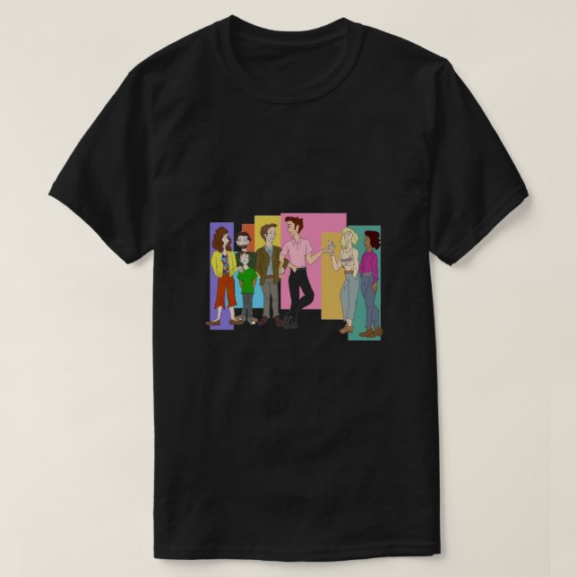 Camiseta Falsettos "Una familia muy unida" Clásico (Diseño del anverso)