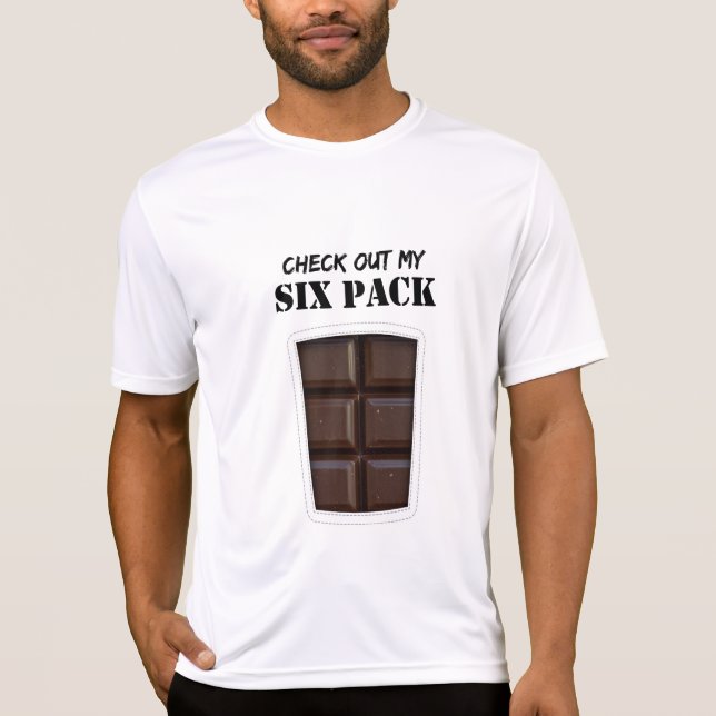 Camiseta Falsificación seis ABS del paquete (chocolate) (Anverso)