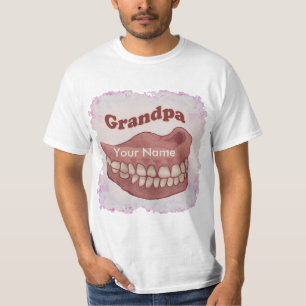 Camiseta Falso abuelo de los dientes
