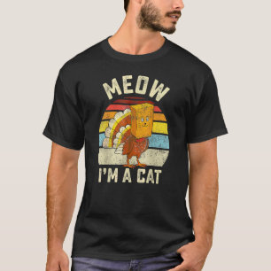 Camiseta Falso retro de gato turco de Acción de Gracias, so