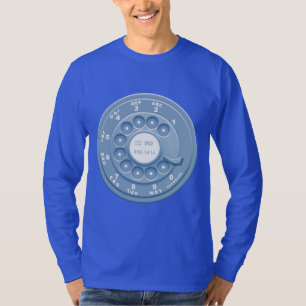 Camiseta Falso rotatorio - azul