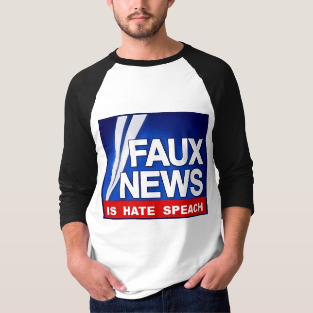 Camiseta FalsoNoticias (Anverso)