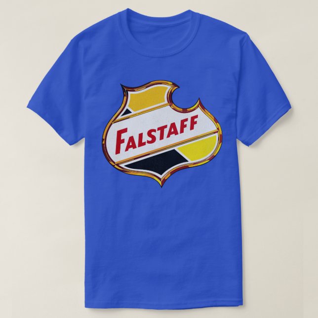Camiseta Falstaff Retro Derunct Beer (Diseño del anverso)