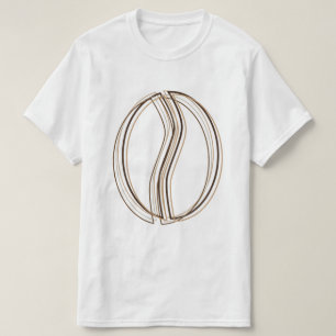 Camiseta falta de definición del grano de café