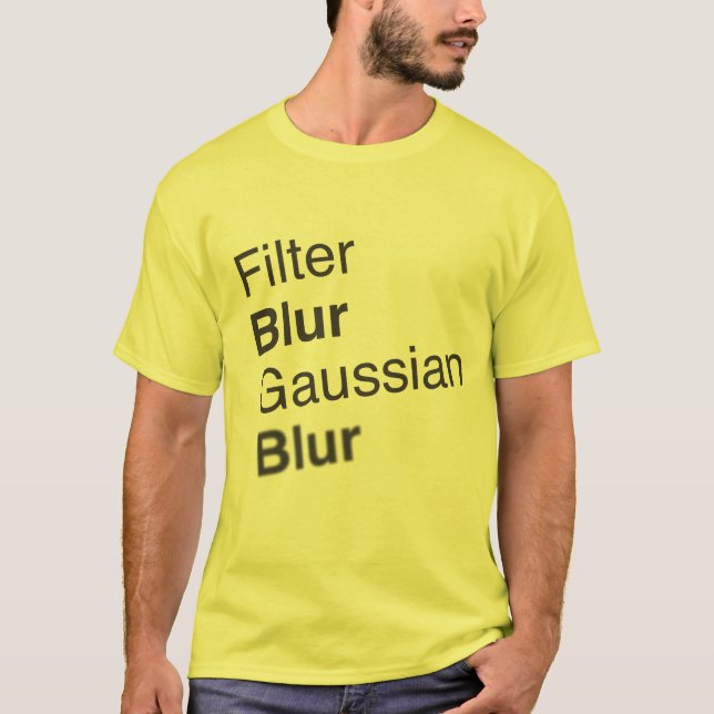 Camiseta Falta de definición gausiana (Anverso)