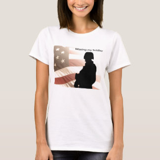 Camiseta Falta de mi soldado