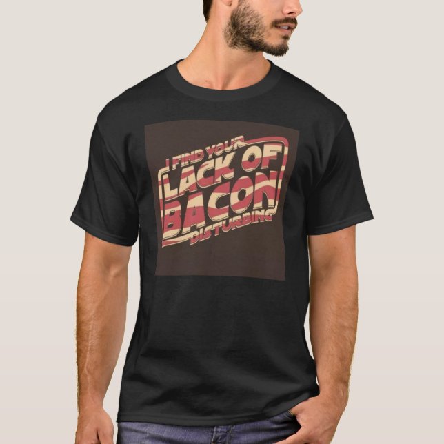 Camiseta Falta de tocino (Anverso)