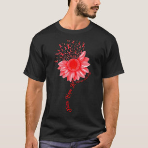 Camiseta Falth Hope World Aids Day Awareness Daisfllower R