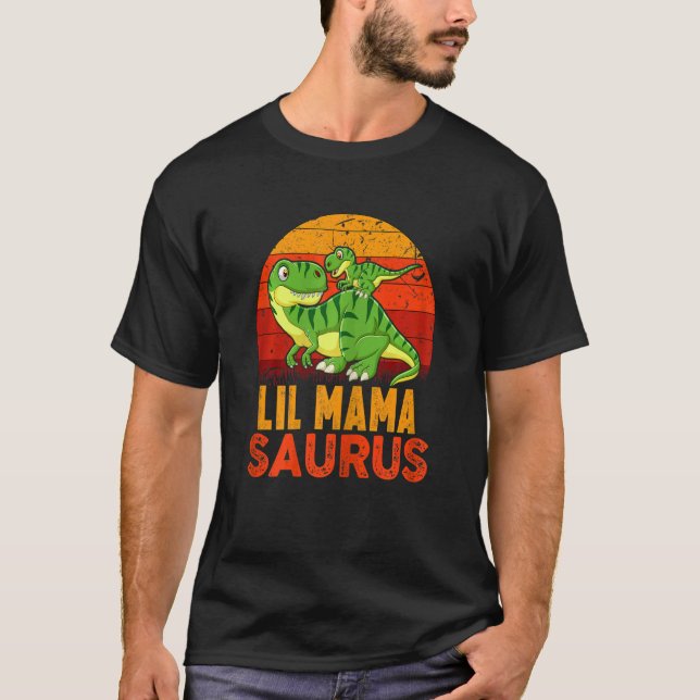 Camiseta Fam del Día de la Madre Dinosaurio Mamasaurus Rex (Anverso)