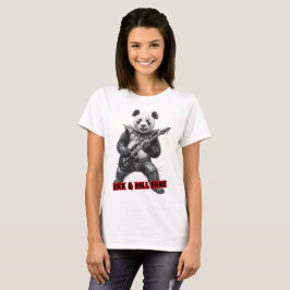 Camiseta Fama de Rock and Roll en un negro