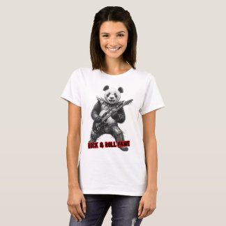 Camiseta Fama de Rock and Roll en un negro