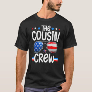 Camiseta Familia 4 De Julio Ing Primo Tripulación Bandera A