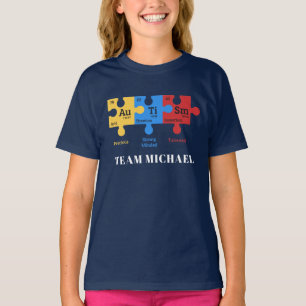 Camiseta Familia a juego de concienciación sobre el autismo