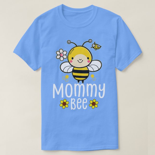 Camiseta Familia Abeja Mamá cumpleaños primer día fuera (Diseño del anverso)