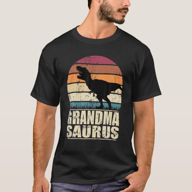 Camiseta Familia Abuela Saurus T Rex Dinosaur Grandmasaurus (Anverso)