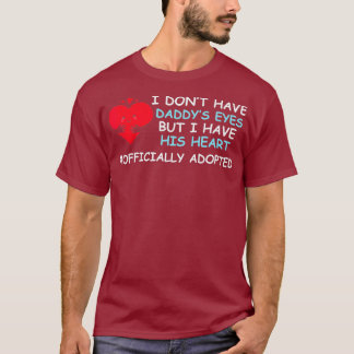 Camiseta Familia adoptiva de papá recibió regalo por el día