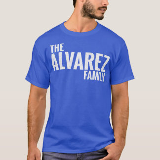 Camiseta Familia Álvarez Apellido Álvarez Última