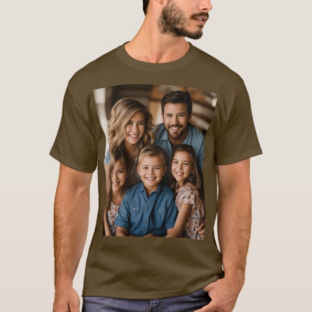Camiseta Familia ama a la familia para siempre T-Shirt (Anverso)