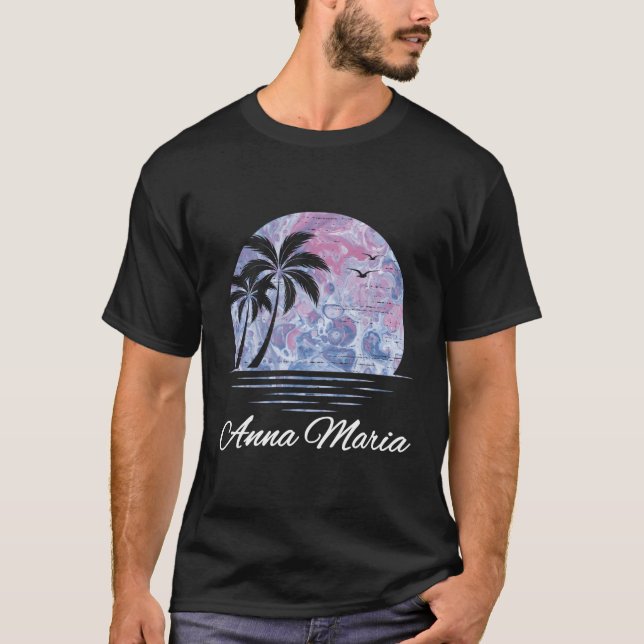 Camiseta Familia Anna Maria Florida Vacation Beach Island (Anverso)