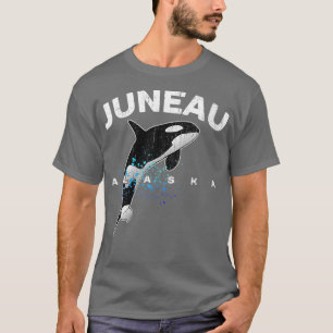Camiseta Familia asesina de ballenas JUNEAU ALASKA Orca