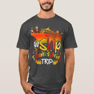 Camiseta Familia Aw Ship Thankending Trip Cruise Mating V