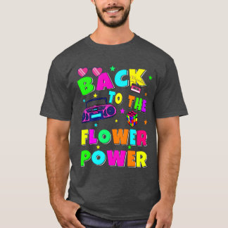 Camiseta familia Backohe Flower Power