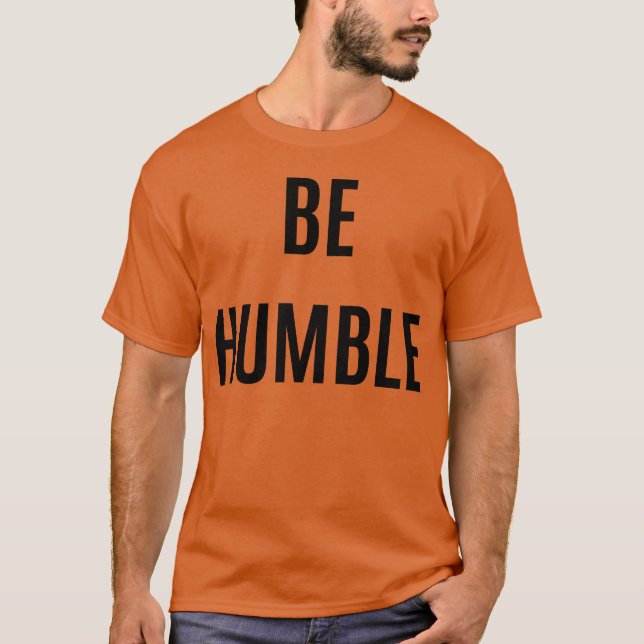 Camiseta familia Be Humble (Anverso)