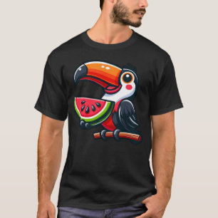 Camiseta Familia Bird toucan birdofparadise melón sandía