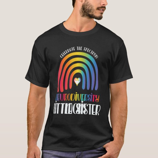Camiseta Familia Boho Rainbow Little Sior NeuroDiversity M (Anverso)