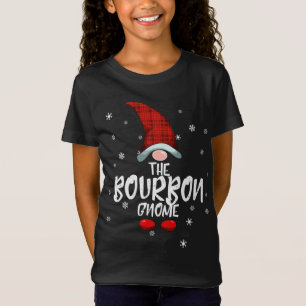 Camiseta Familia Bourbon Gnome Navidades Pajama Bourbon Gno