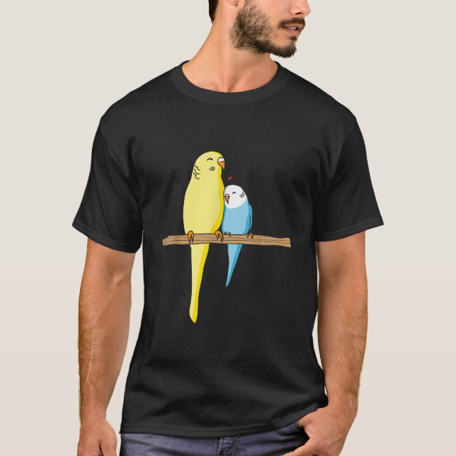 Camiseta Familia Budgie Cute Parrot Parakeet para la raza d (Anverso)